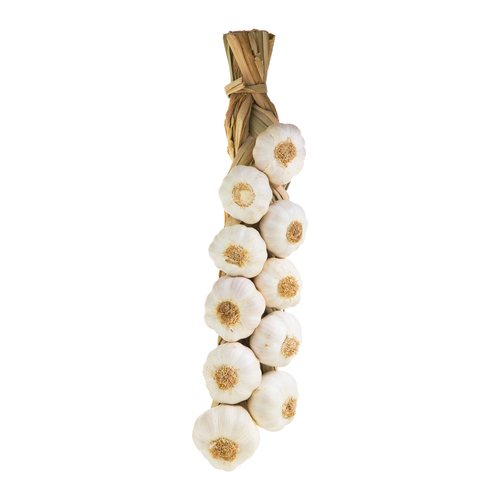 Ristras artesanas de ajos